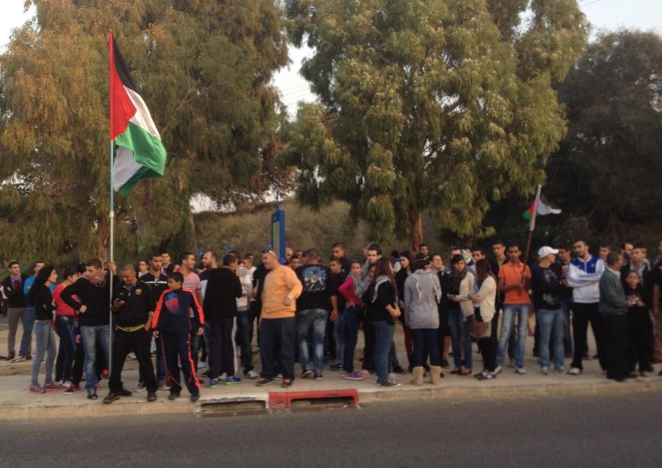 مظاهرة في عكا ضد العدوان على غزة